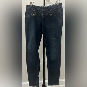 Boom Boom Jeans Women’s  Deep Indigo Straight Jeans